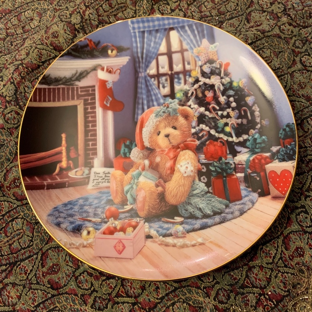 hamilton collection plates “happy holidays friend”Limited Edition